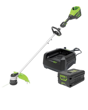 60V 4.0Ah 40cm Straight Shaft String Trimmer Kit - Shed City
